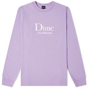 Dime Lavender Long Sleeve Tee